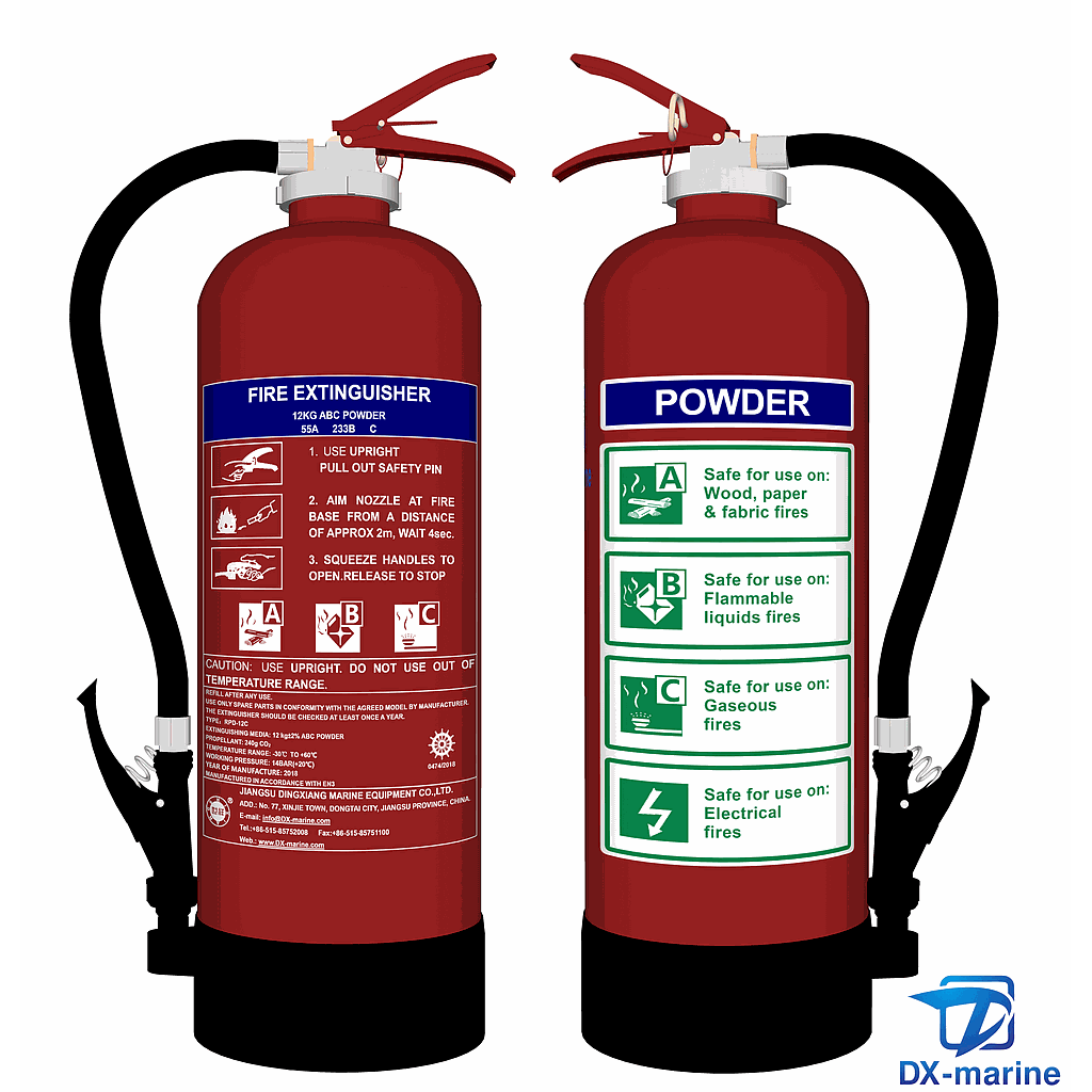 Fire Extinguisher RPD-12C Powder EC/MED 