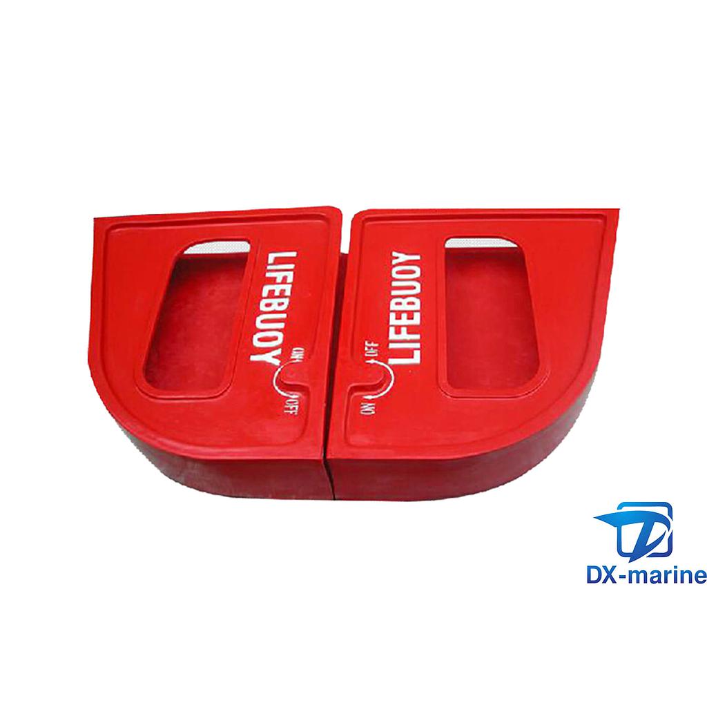 Lifebuoy quick release rack